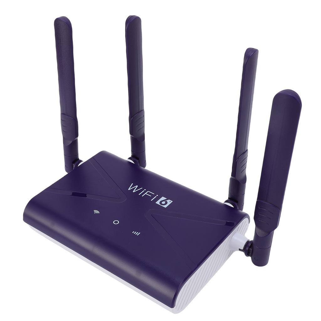 Беспроводной WiFi6 Роутер 300 Мбит/с 4G CPE LTE Роутер со слотом для SIM-карты 4 Антенны для Телефона Ноутбука ПК