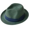 [Nakota] Mixed Paper Hat, Men's, Women's, Kids, Straw Hat, Foldable Panama Hat, SpringSummer Hat, Centerfold, Hat, Ribbon, 4L, Dark Green (18)