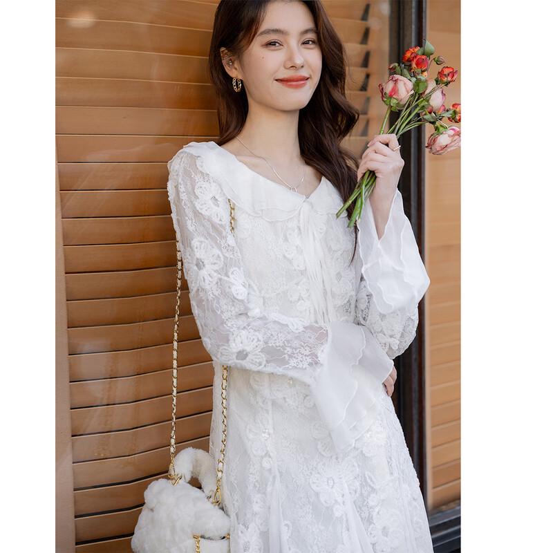 Элегантное женское миди-платье с длинным рукавом и юбкой «рыбий хвост» от Mokana