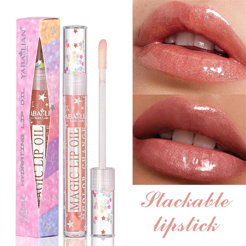 Glitter Hydrating Lip Plump Lip Glaze Removing Wrinkles Lip Gloss Volumizing Anti-crack Lip Balm
