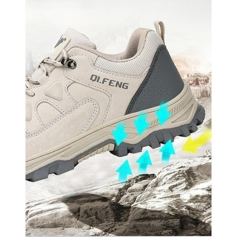 БОЛЬШОЙ РАЗМЕР Мужские Женские Кроссовки для Приключений Прочные Сцепление Нескользящая Обувь На шнуровке Комфорт Идеальны для Уличных Походов Ботинки Мужская Обувь37-49