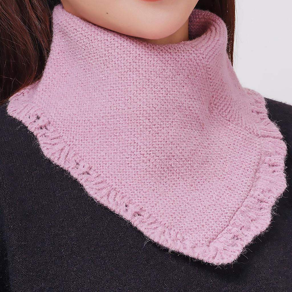 New Detachable Knitted Turtleneck Fake Collar For Women Neck Warmer Autumn Winter Warm Cover Head Neck Knitting False Collar
