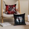 GenshinS Impact Arlecchino Pillow Covers Cartoon Sofa Decorative Home Double-sided Printing Short Plush Cute Cushion Cover