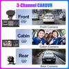 Car DVR HD 1080P Dash Camera IPS Video Recorder Cycle Dashcam Mirror Driving Recorder Night Vision