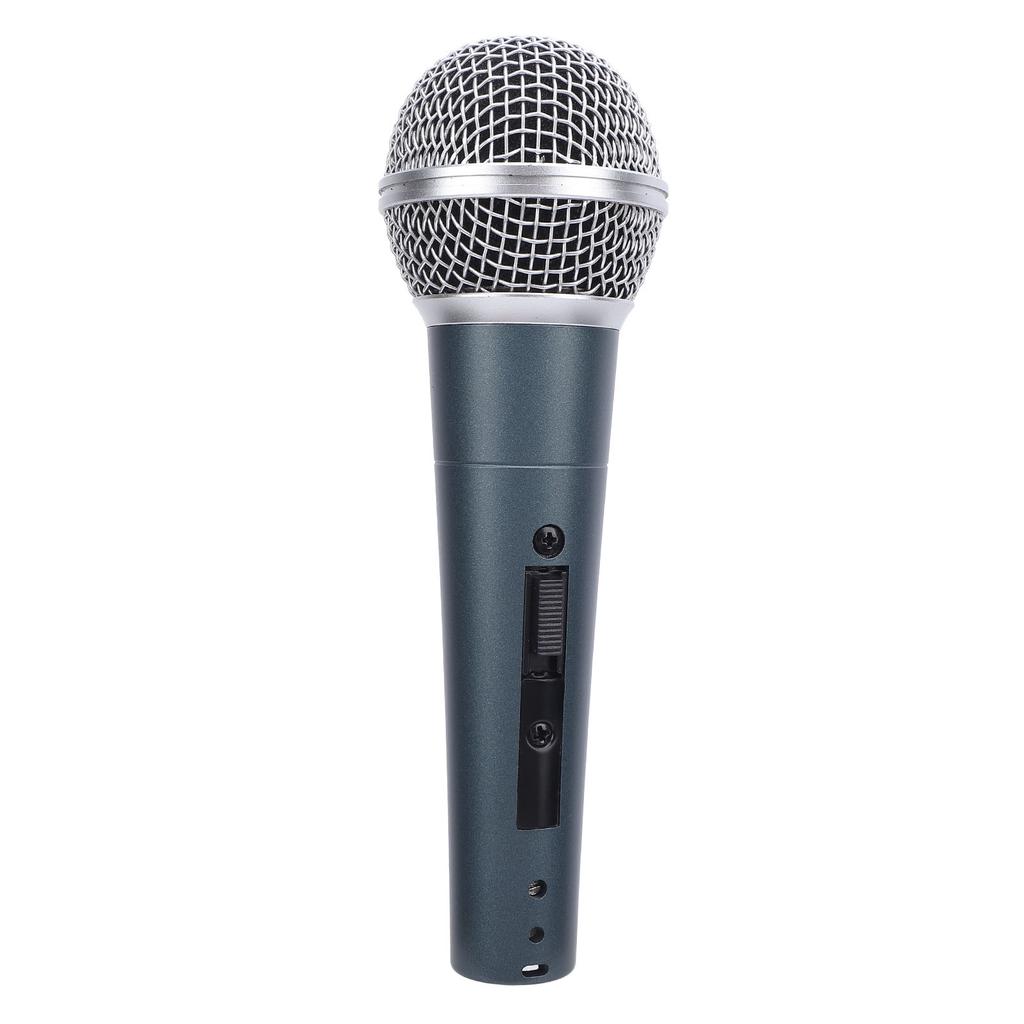 Wired Dynamic Microphone Moving Coil Dynamic Cardioid Handheld Microphone Set for Active Speakers Mixers Amplifiers Cyan