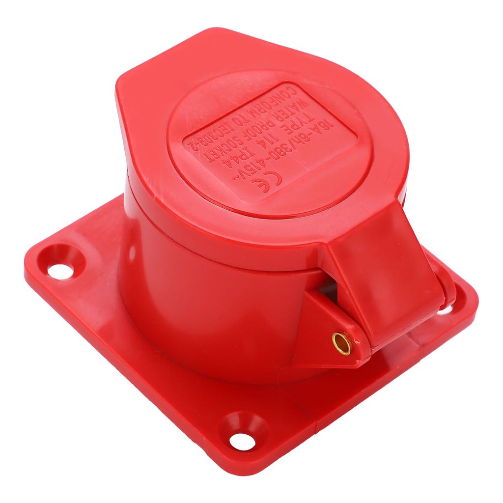 16A 4Pin Industrial Socket 3 Phase IP44 Waterproof Explosion Proof Concealed Installation 380-415V 3
