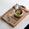 Подарочный набор: Японская чаша для матча: Керамическая чаша для чая с точками и ручная кисточка для матча Часен