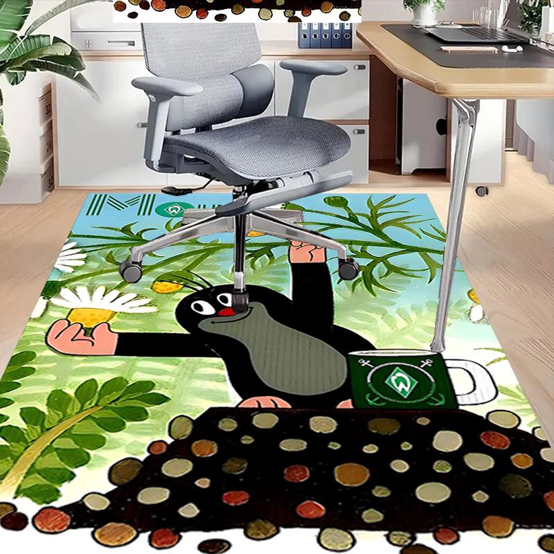 Mole Garden Carpet For Playroom Bedroom Living Room Sofa Home Decorkids Game Area Rug Nonslip Floor Mat