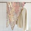 Luxury Mulberry Silk Wool Scarf Triangle Scarf Office Women's Hairband Folding Scarf Women's Shawl Scarf