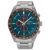 Часы Солнечный Хронограф Зарубежная Модель SSC717P1 [Seiko] Синий/Оранжевый Мужские [Реимпортированный Продукт]