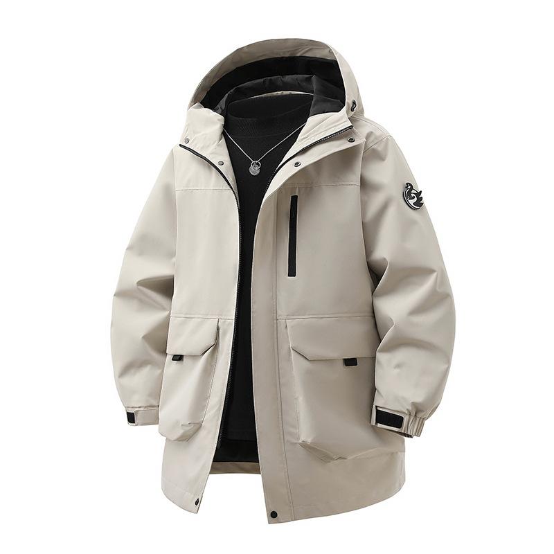 Men Spring Autumn Waterproof Windbreaker Jacket Men Pius Size Coat Jacket Male Casual Cargo Jackets