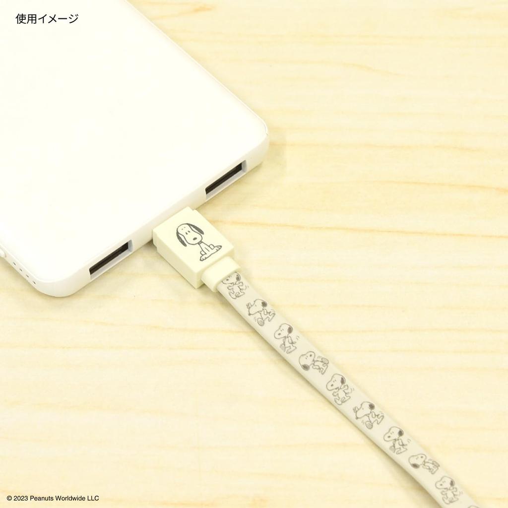 Gourmandise Peanuts Snoopy USB-кабель Ivory Type-C SNG-744IV