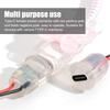 1/10 шт. Панель Водонепроницаемый USB-C Порт Питания TYPE-C Разъем Мама Jack 2pin Тип C 5A Входной Тип Зарядный Разъем со Светодиодной Подсветкой