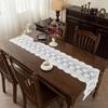 Винтажная кружевная скатерть французская романтическая белая скатерть для домашнего ресторана, праздничного обеденного стола, украшения для свадебной вечеринки