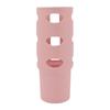 Защитный рукав для стакана, нескользящий, полностью обернутый, съемный силиконовый чехол для стакана для воды для стаканов 30 унций, светло-розовый
