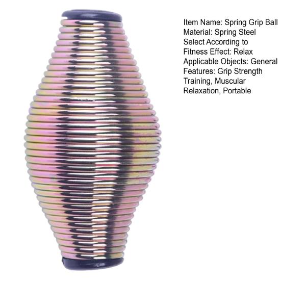 Металлическая пружина, мяч для снятия стресса, силовая тренировка, мышечная релаксация, пружинный тренажер для рук, для взрослых, для снятия беспокойства, для офисного стола, игрушка-нервотрепка, руки