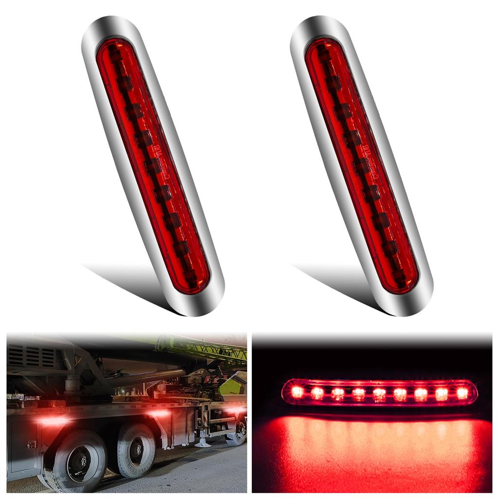 Ygmylandbb Side Marker Lamp, 9 LED Lights, Truck, Trailer, Bus, Car Width Light, Shoulder