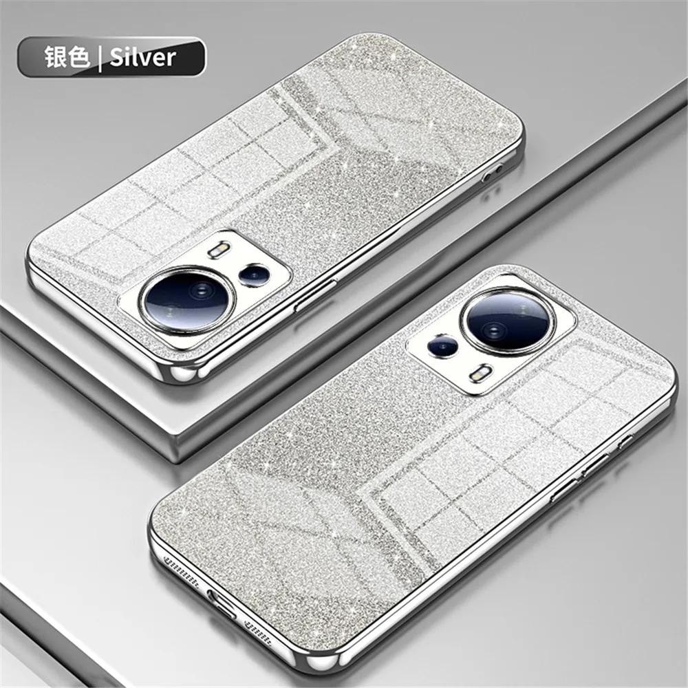 Роскошный блестящий чехол с градиентным покрытием для Xiaomi POCO X6 X5 X4 X3 Pro Mi 12 13 11 Lite 5G NE 11T 12T 13T 14 Pro, мягкий чехол