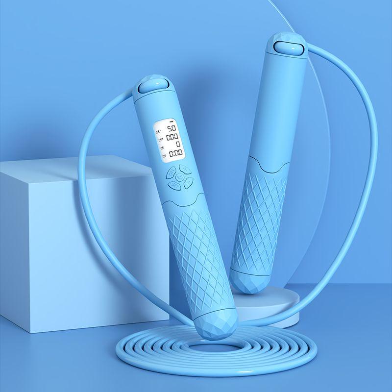 Умная беспроводная утяжеленная скакалка со счетчиком для детей и взрослых