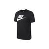 Nike Футболки Мужские Черные С Круглым Вырезом Умеренный Прямой Крой 940432-013