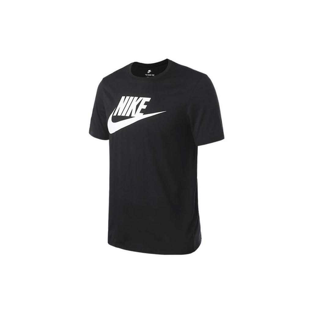 Nike Футболки Мужские Черные С Круглым Вырезом Умеренный Прямой Крой 940432-013