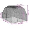 Vidaxl Kurnik Dla Kur, 2,5X4X2,25 M, Stal