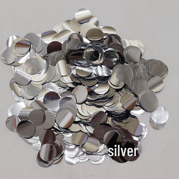 Heart-Shaped Transparent Latex Balloon with Star Sequin Confetti