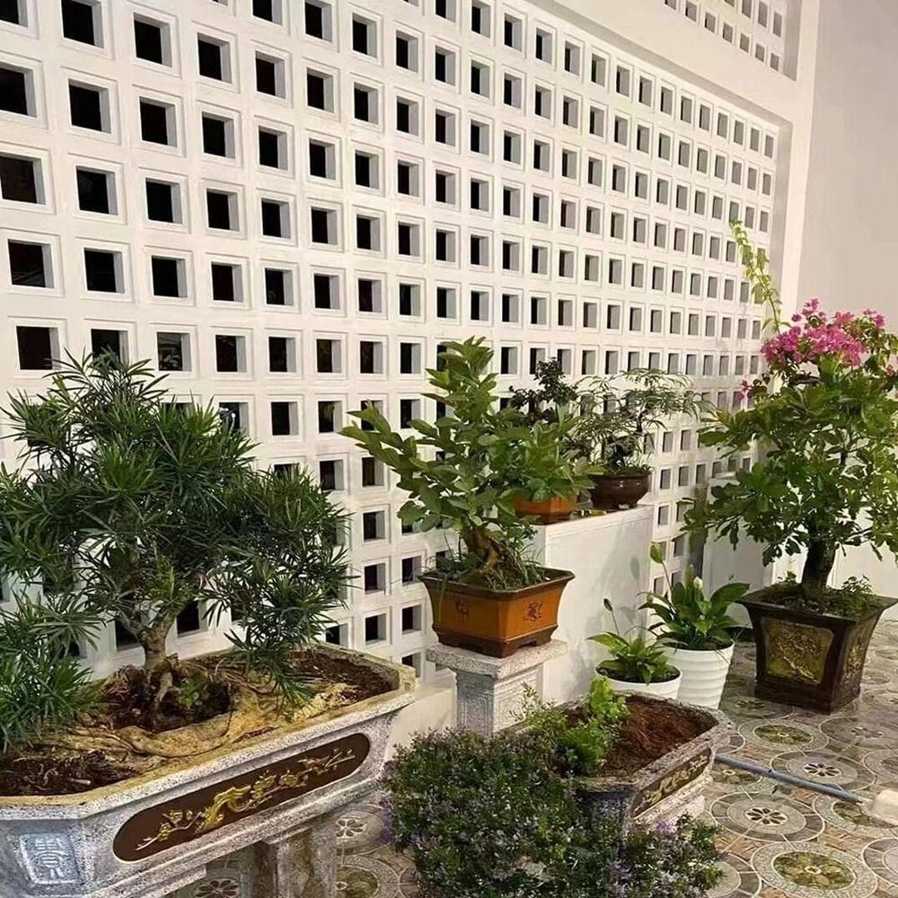 Пластиковая форма для пустотелого кирпича 20*20*6см Форма для стенового кирпича Цементная форма для старинного кирпича Садовая стена