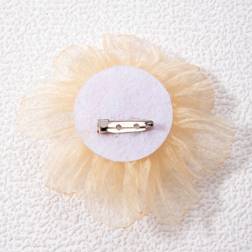 Ручная работа Большая брошь-цветок Геометрические броши-растения Женский шарм Модная бижутерия Свадебная вечеринка