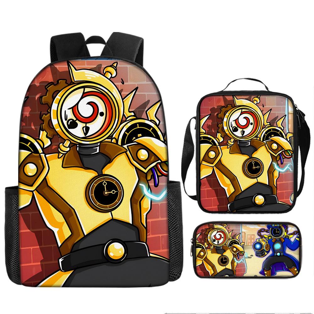 Туалетный человек пародия школьный рюкзак новый ученик рюкзак ранец пенал