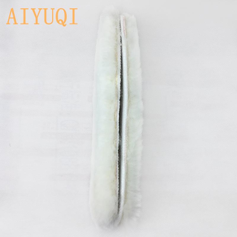 Модная женская стелька из натуральной овчины, австралийской шерсти, теплая и удобная шерстяная стелька на зиму, стелька с подкладкой