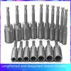 Longer and Deeper Air Batch Hexagonal Socket Head Electric Drill Socket Batch Head Screwdriver 150L Deep Hole Wrench Sleeve.