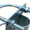 Antenna Mast Clamp Bracket,Pole Mount Adapter,Roof Pole Mounting Base Assembly Home