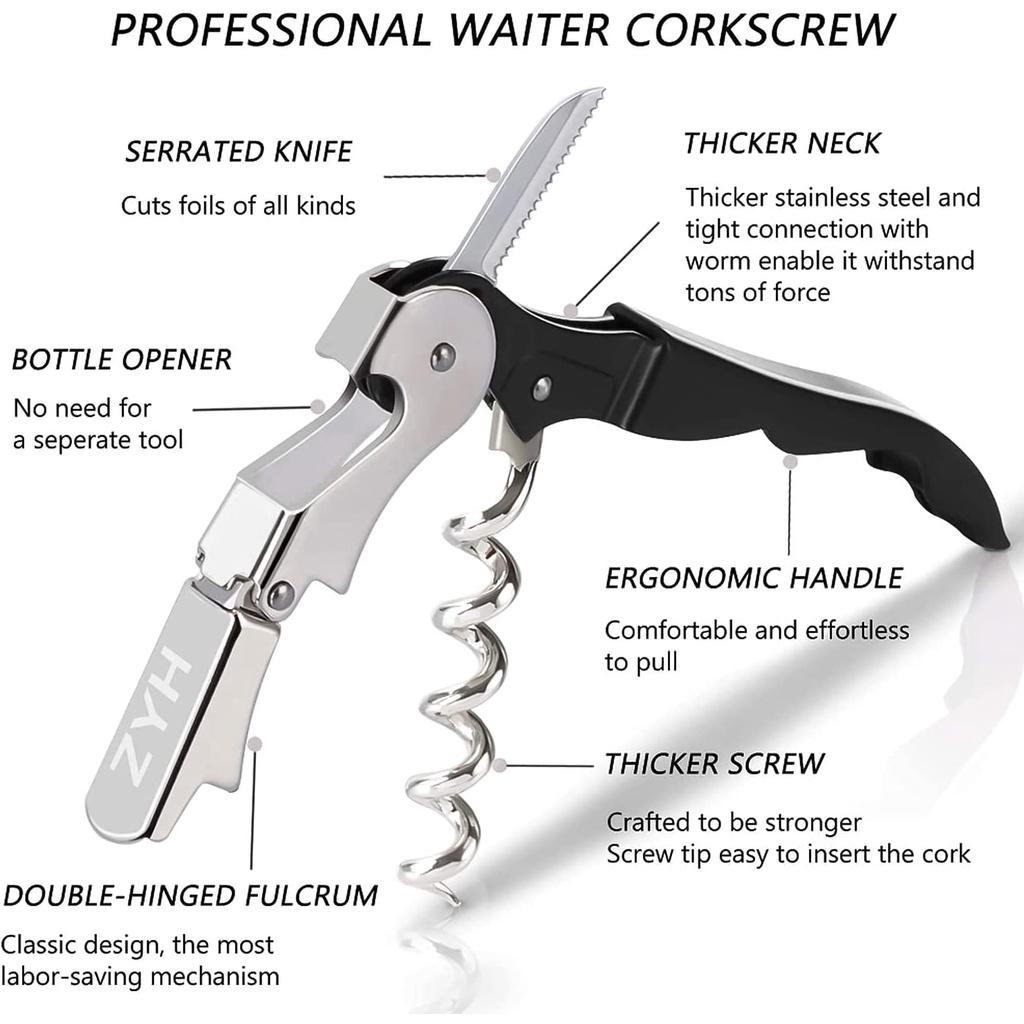 Многофункциональная пробка для вина и открывалка с портативным дизайном в различных цветах