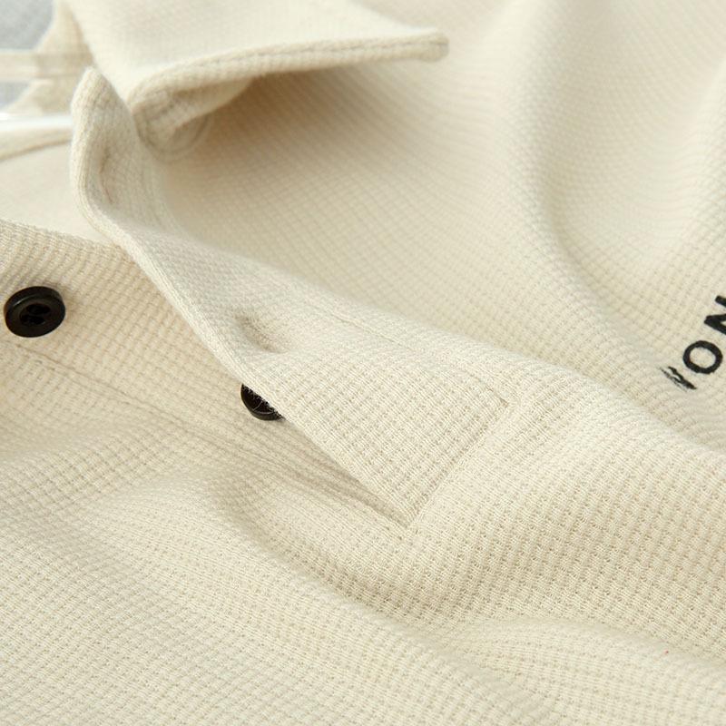 Ретро Толстовка-поло свободного кроя с длинным рукавом - Универсальный повседневный стиль для студентов и инфлюенсеров