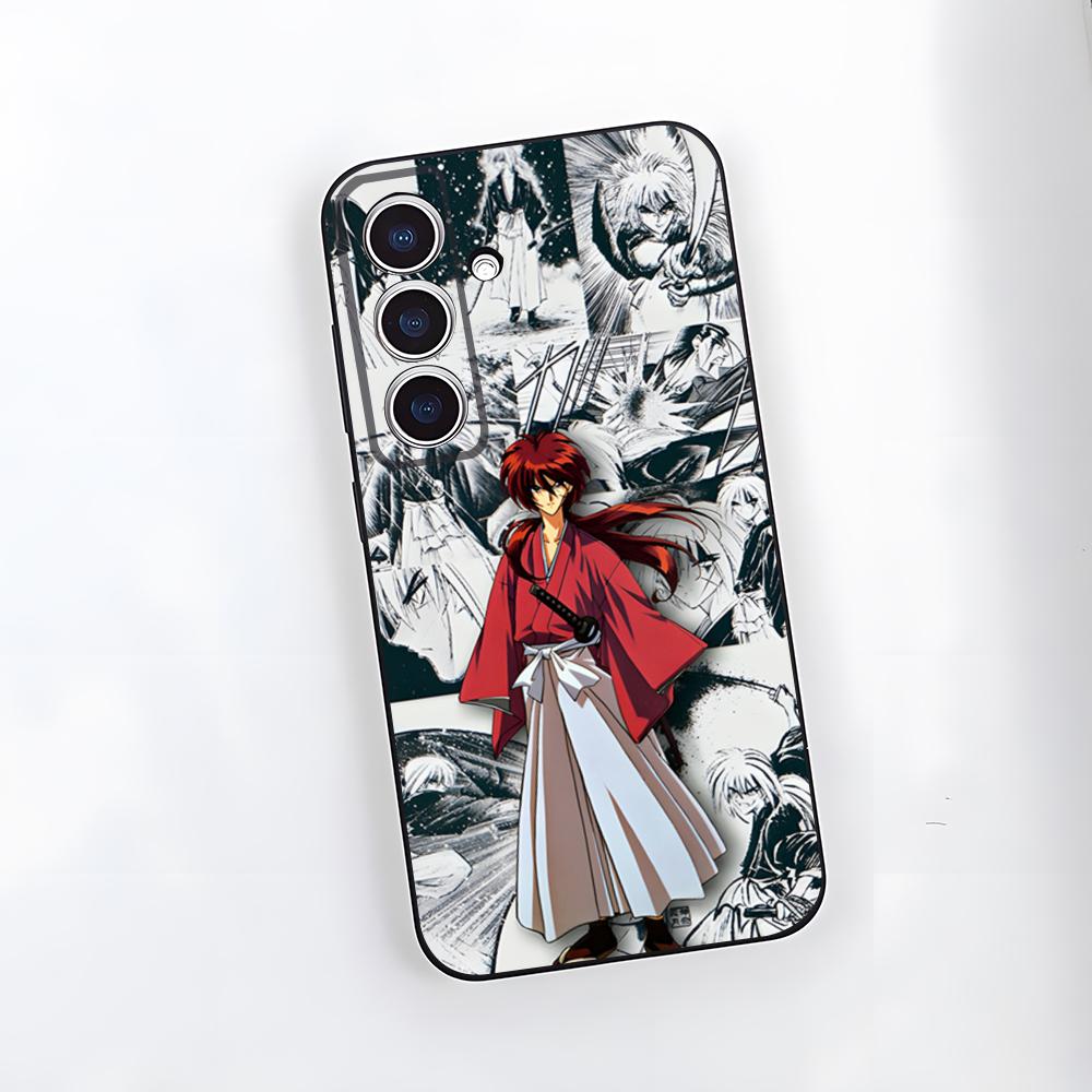 Rurouni Kenshin Anime Phone Case For Samsung A25 A13 A33 5G A54 A36 A35 A56 A52 A14 Shockproof Soft Cover