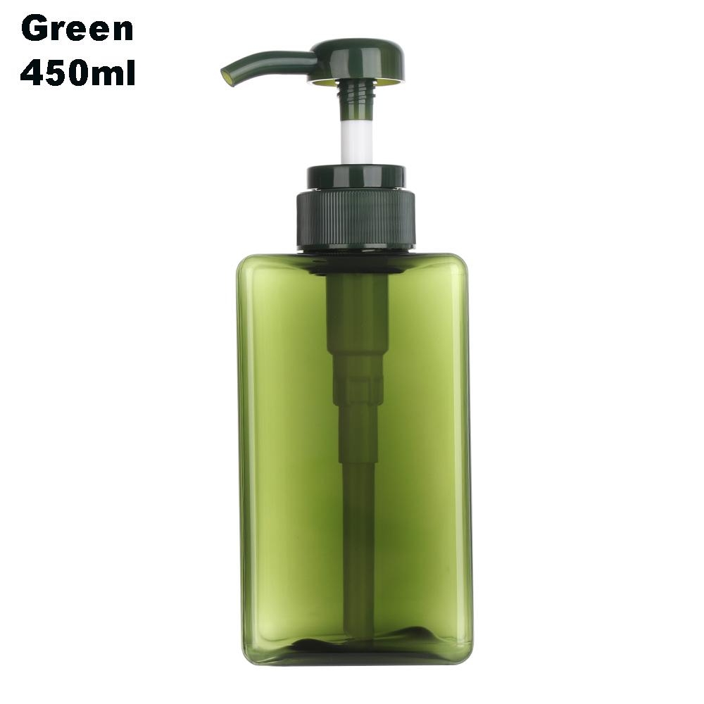 Moisture Container Portable Square Shape Shampoo Bottle Hand Pump Lotion Bottles Soap Dispensers