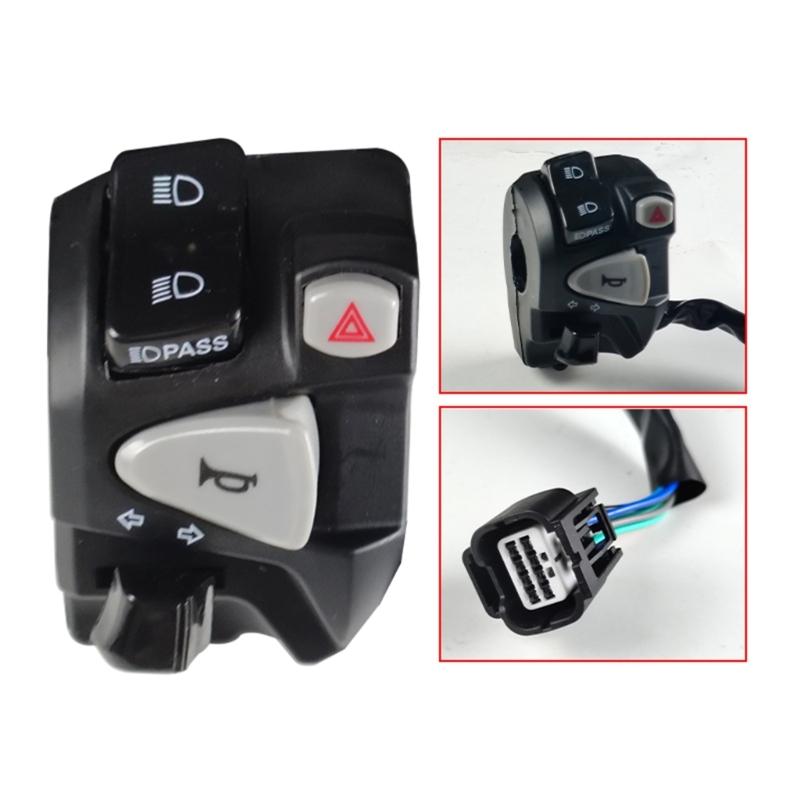 Переключатель на руле мотоцикла для 150, кнопка управления дальним/ближним светом, сменный звуковой сигнал поворотника с проводкой