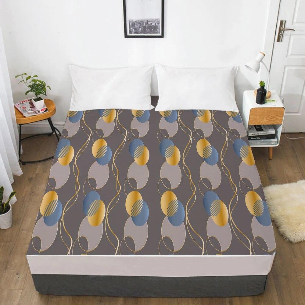 1 шт. простыни наматрасник с резинкой 3D простыня белье 150x200 160x200 простыня на заказ любой размер дизайн