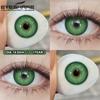 Eyeshare Colored Contact Lenses Brown Comfortable Fashion Contact Lenses Green Natural Colored Contact Lenses Blue Annual Cosmetic Lenses 1 Pair