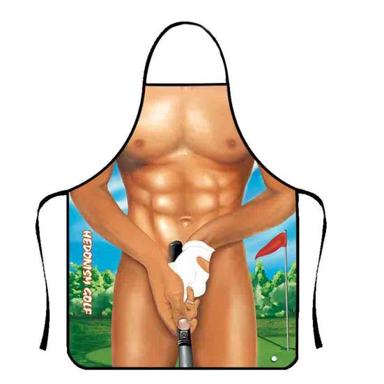 Funny Sleeveless Apron for Men Creative Cooking Apron with Adjustable Waist Ties White Elephant Gifts Holiday Aprons