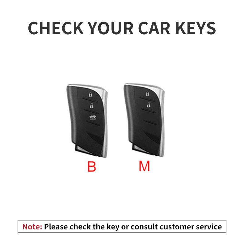 BJYL6 2/3 Buttons Car Key Case Cover Shell Holder For Lexus NX ES UX US RC LX GX IS RX 200 250h 350h LS 450h 260h 300h UX200 Accessory