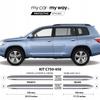 Toyota Highlander 07-13 Chrome Side Door Trim Strips