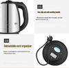 Positive Hemisphere Stainless Steel Electric Kettle, 2L Large Capacity, Auto Power-Off, Keep Warm Feature