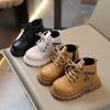 Fashion Retro Boys Boots British Style Handsome Children's Leather Boots New Girls Boots Baby Short Boots