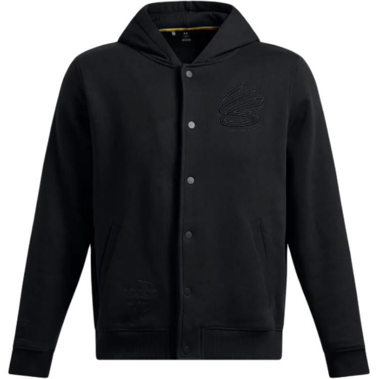 Under Armour Curry Hooded Jacket Men Black 1387114-001