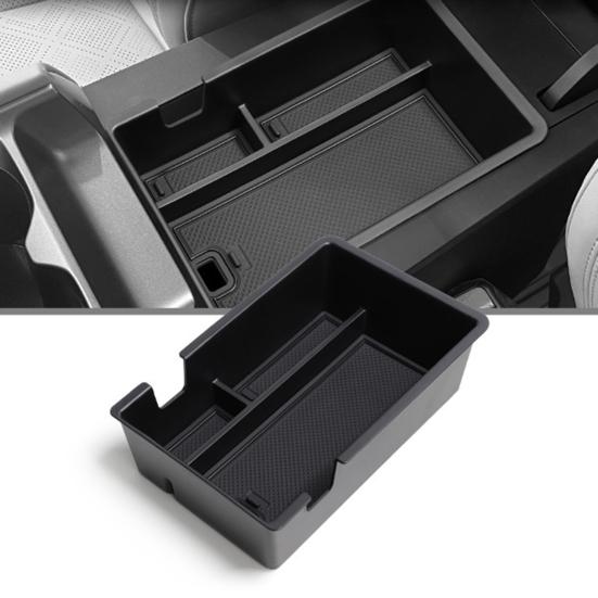 Yousheng Center Console Organizer for BYD Yuan UP 2024 2025 OEM Fit Armrest Storage Box Tool-Less Installation 5L Sliding Lid Bin