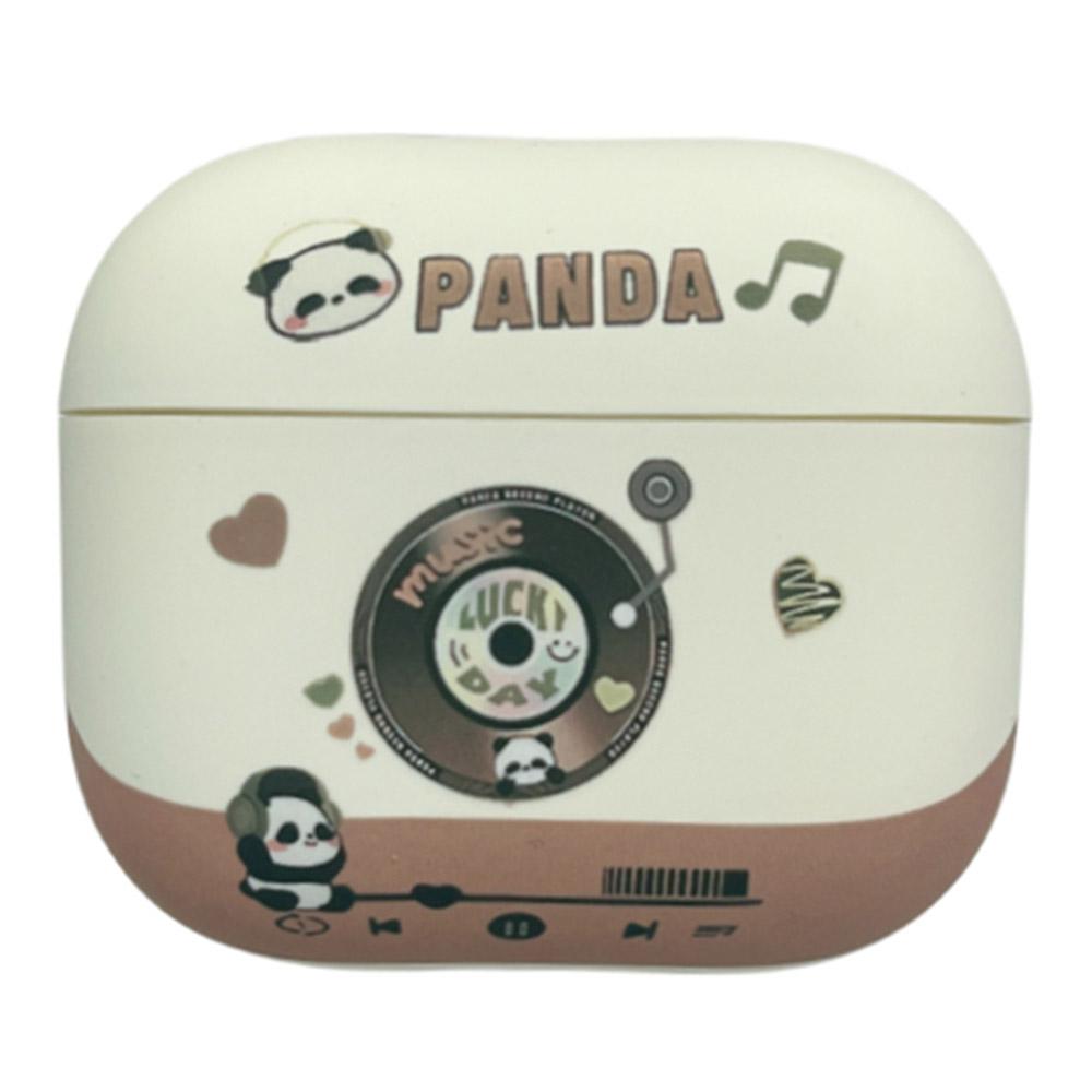 Для AirPods 3 чехол для наушников TPU чехол Music Panda чехол для наушников матовый защитный чехол
