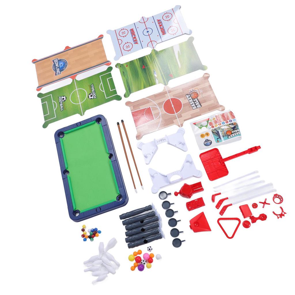 6 в 1 многофункциональный игровой стол баскетбол футбол настольный теннис бильярд хоккей комбинированный игровой набор с ак