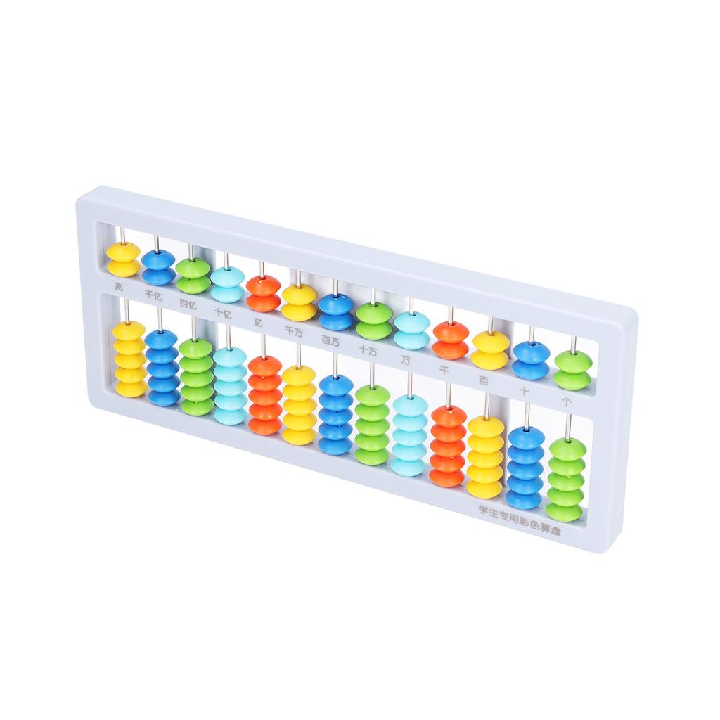Abacus Small Portable Children's Puzzle 13 Grades 7 Beads Ментальная арифметика Математика AbacusBlue